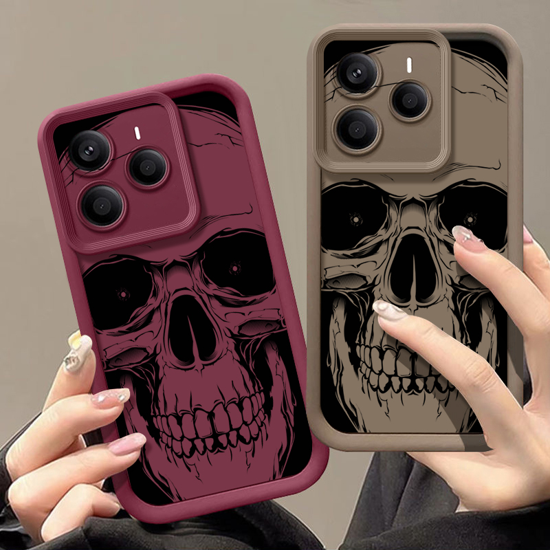 Cool Black Skull Print Phone C - огляд і ціна Phone Cases Xiaomi 15