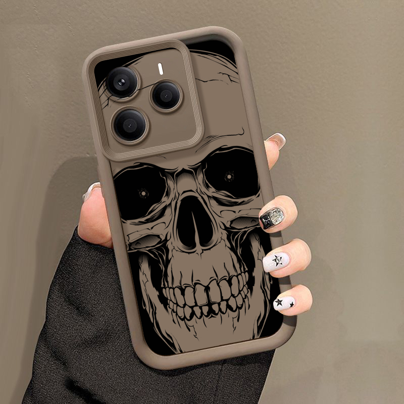 Cool Black Skull Print Phone C - огляд і ціна Phone Cases Xiaomi 15