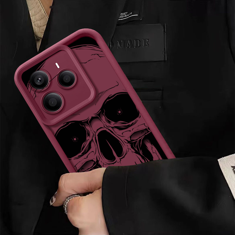Cool Black Skull Print Phone C - огляд і ціна Phone Cases Xiaomi 15