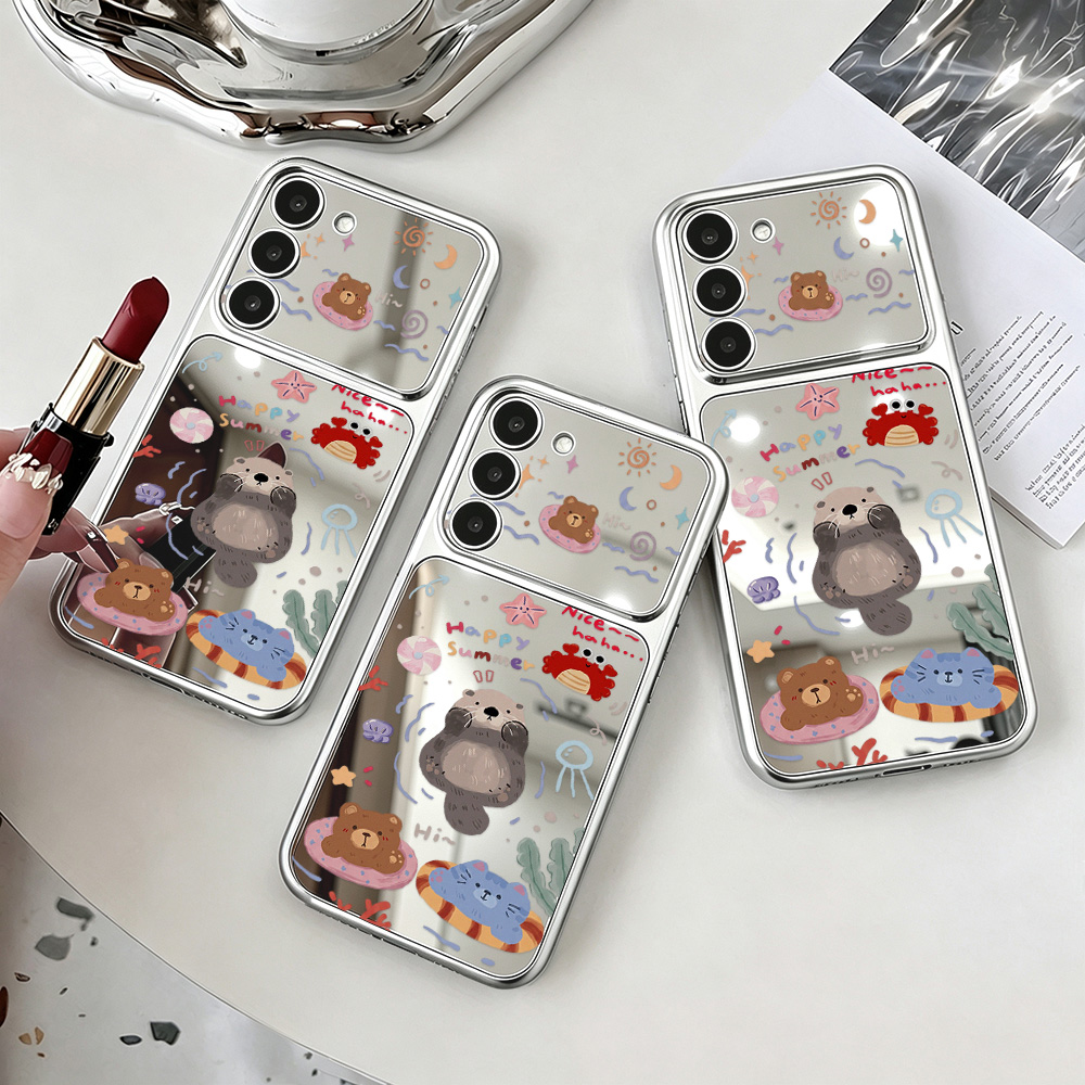 Cartoon Bear Mirror Case with  - огляд і ціна Phone Cases Galaxy A16 5G