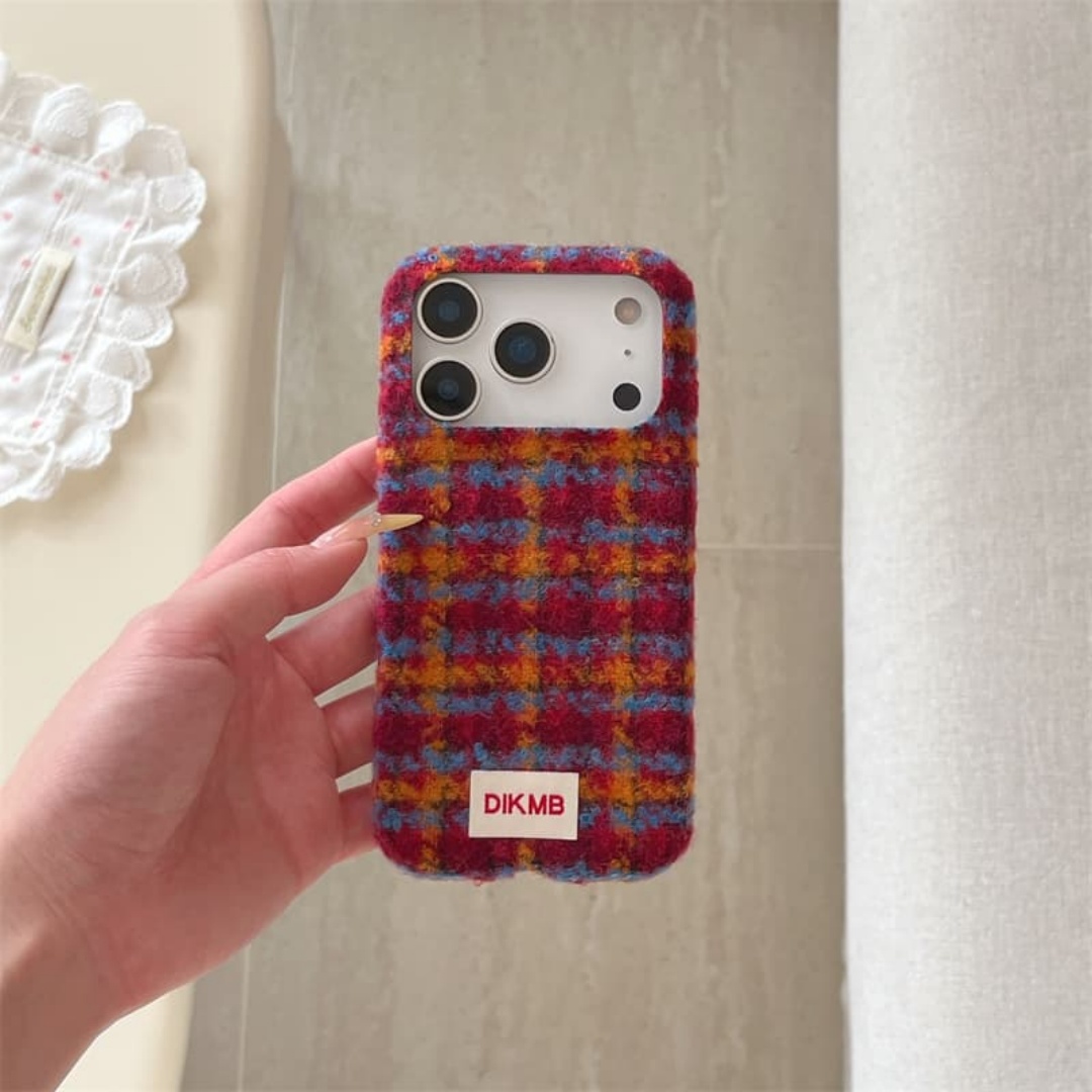 Winter Warm Plaid Fuzzy Phone  - огляд і ціна Phone Cases For Iphone 16