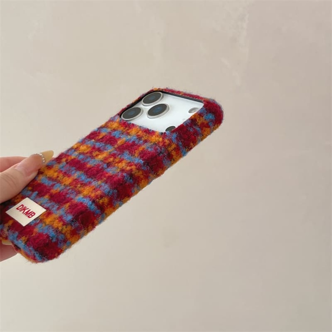 Winter Warm Plaid Fuzzy Phone  - огляд і ціна Phone Cases For Iphone 16