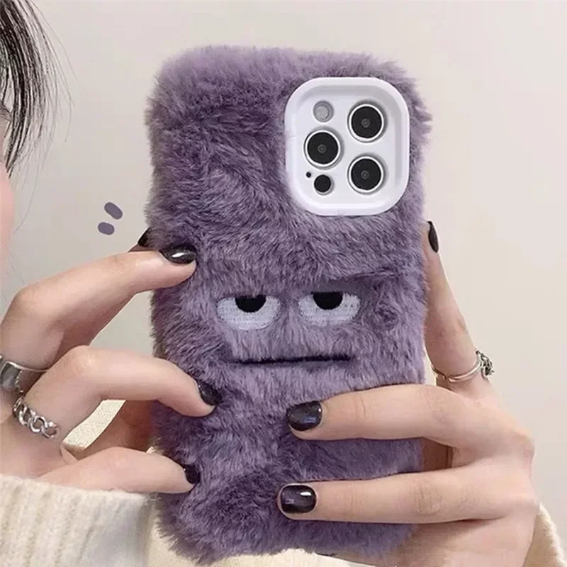 Cute Monster Plush Fluffy Phon - огляд і ціна Phone Cases For Iphone 16
