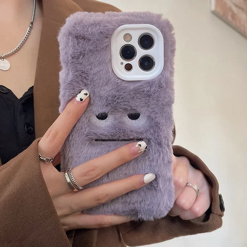 Cute Monster Plush Fluffy Phon - огляд і ціна Phone Cases For Iphone 16